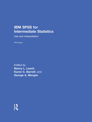 cover image of IBM SPSS for Intermediate Statistics